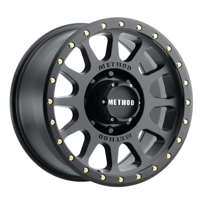 Method MR305 NV 20x9 +18mm Offset 8x6.5 130.81mm CB Matte Black Wheel Method Wheels Wheels - Cast  AXOPROS
