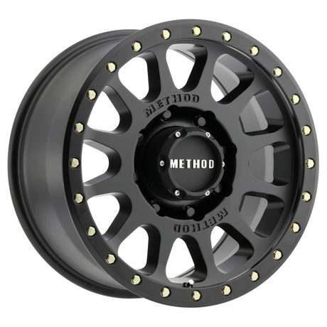 Method MR305 NV HD 17x8.5 0mm Offset 8x180 130.81mm CB Matte Black Wheel Method Wheels Wheels - Cast  AXOPROS