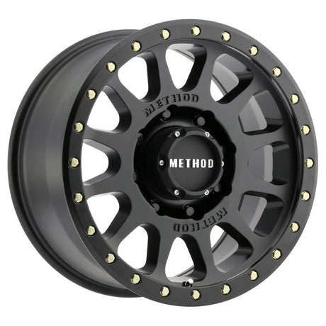 Method MR305 NV HD 17x8.5 0mm Offset 8x6.5 130.81mm CB Matte Black Wheel Method Wheels Wheels - Cast  AXOPROS