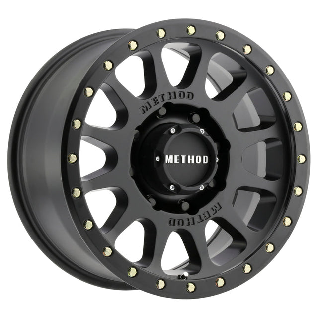 Method MR305 NV HD 17x8.5 0mm Offset 8x6.5 130.81mm CB Matte Black Wheel Method Wheels Wheels - Cast  AXOPROS