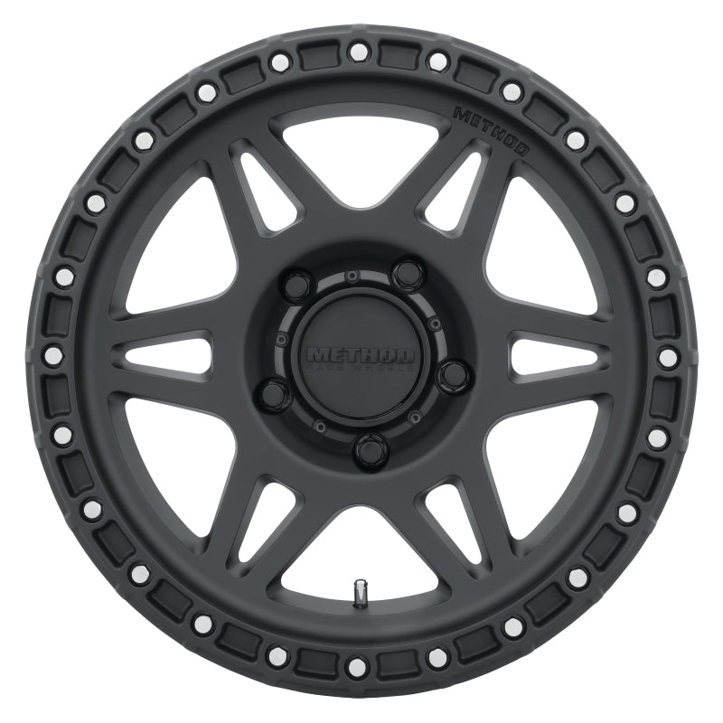 Method MR312 17x8.5 0mm Offset 5x5 71.5mm CB Matte Black Wheel Method Wheels Wheels - Cast  AXOPROS