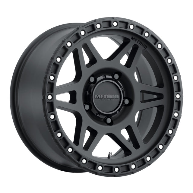 Method MR312 17x8.5 0mm Offset 5x5 71.5mm CB Matte Black Wheel Method Wheels Wheels - Cast  AXOPROS