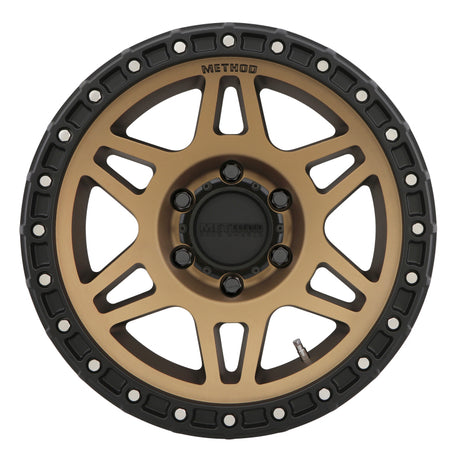 Method MR312 17x8.5 0mm Offset 6x120 67mm CB Method Bronze/Black Street Loc Wheel Method Wheels Wheels - Cast  AXOPROS