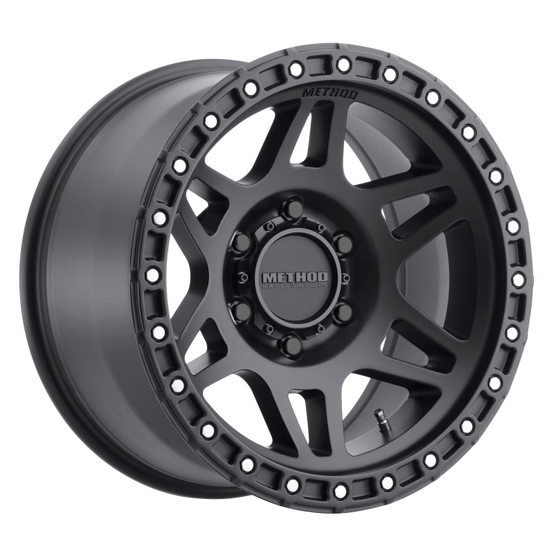 Method MR312 17x8.5 0mm Offset 6x5.5 106.25mm CB Matte Black Wheel Method Wheels Wheels - Cast  AXOPROS
