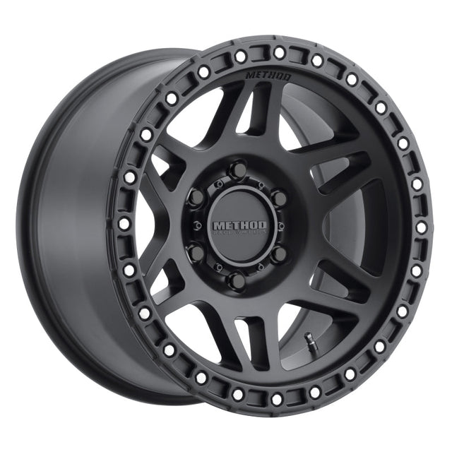 Method MR312 17x8.5 0mm Offset 6x5.5 106.25mm CB Matte Black Wheel Method Wheels Wheels - Cast  AXOPROS