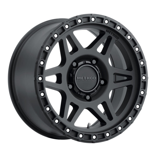 Method MR312 17x9 -12mm Offset 5x5 71.5mm CB Matte Black Wheel Method Wheels Wheels - Cast  AXOPROS