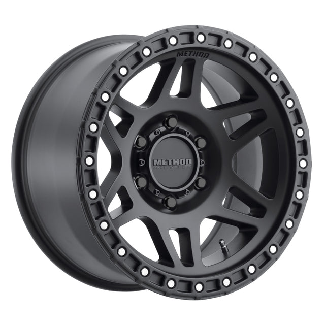 Method MR312 17x9 -12mm Offset 6x5.5 106.25mm CB Matte Black Wheel Method Wheels Wheels - Cast  AXOPROS