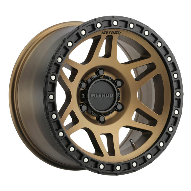 Method MR312 17x9 -12mm Offset 6x5.5 106.25mm CB Method Bronze/Black Street Loc Wheel Method Wheels Wheels - Cast  AXOPROS