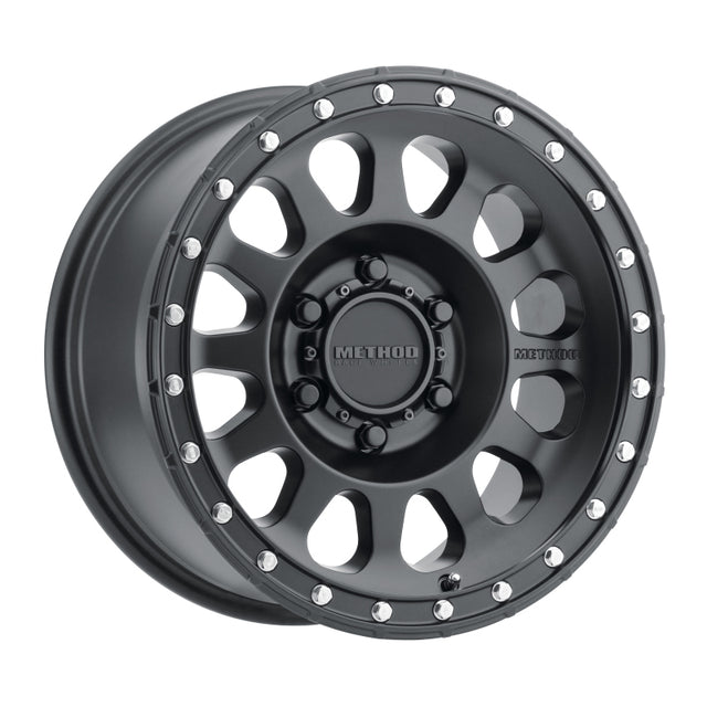 Method MR315 16x8 0mm Offset 6x5.5 106.25mm CB Matte Black Wheel Method Wheels Wheels - Cast  AXOPROS