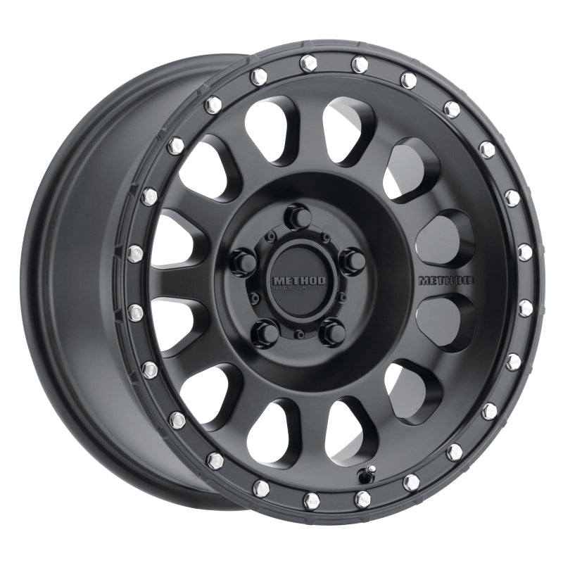 Method MR315 17x8.5 0mm Offset 5x5 71.5mm CB Matte Black Wheel Method Wheels Wheels - Cast  AXOPROS