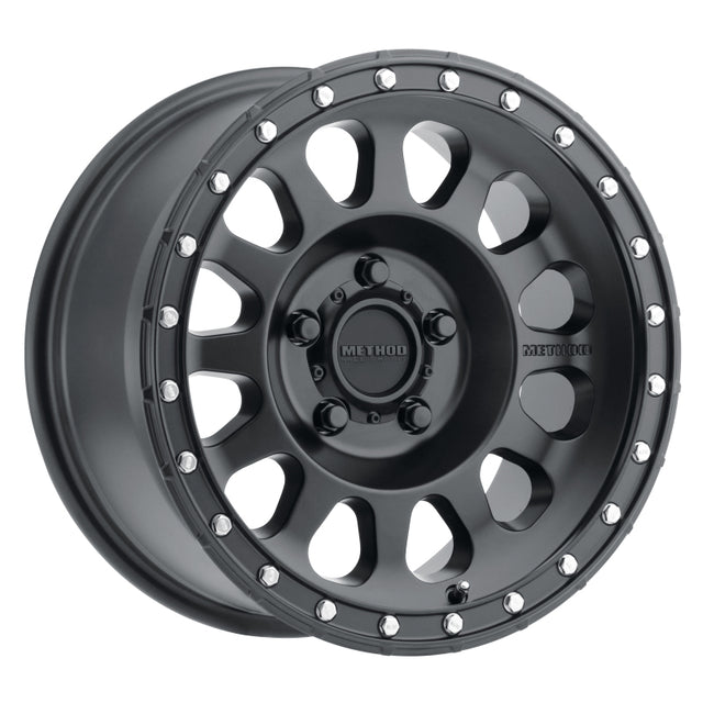 Method MR315 17x8.5 0mm Offset 5x5 71.5mm CB Matte Black Wheel Method Wheels Wheels - Cast  AXOPROS