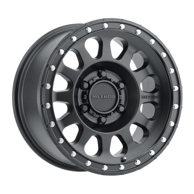 Method MR315 18x9 +18mm Offset 6x5.5 106.25mm CB Matte Black Wheel Method Wheels Wheels - Cast  AXOPROS