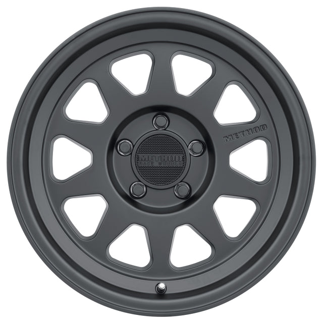 Method MR316 17x8.5 0mm Offset 5x150 110.5mm CB Matte Black Wheel Method Wheels Wheels - Cast  AXOPROS