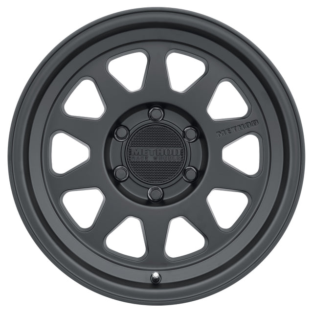 Method MR316 17x8.5 0mm Offset 6x135 87mm CB Matte Black Wheel Method Wheels Wheels - Cast  AXOPROS