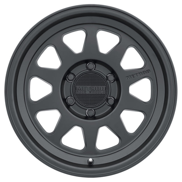 Method MR316 18x9 +18mm Offset 6x5.5 106.25mm CB Matte Black Wheel Method Wheels Wheels - Cast  AXOPROS