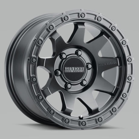 Method MR317 17x8.5 0mm Offset 6x5.5 106.25mm CB Matte Black Wheel Method Wheels Wheels - Cast  AXOPROS