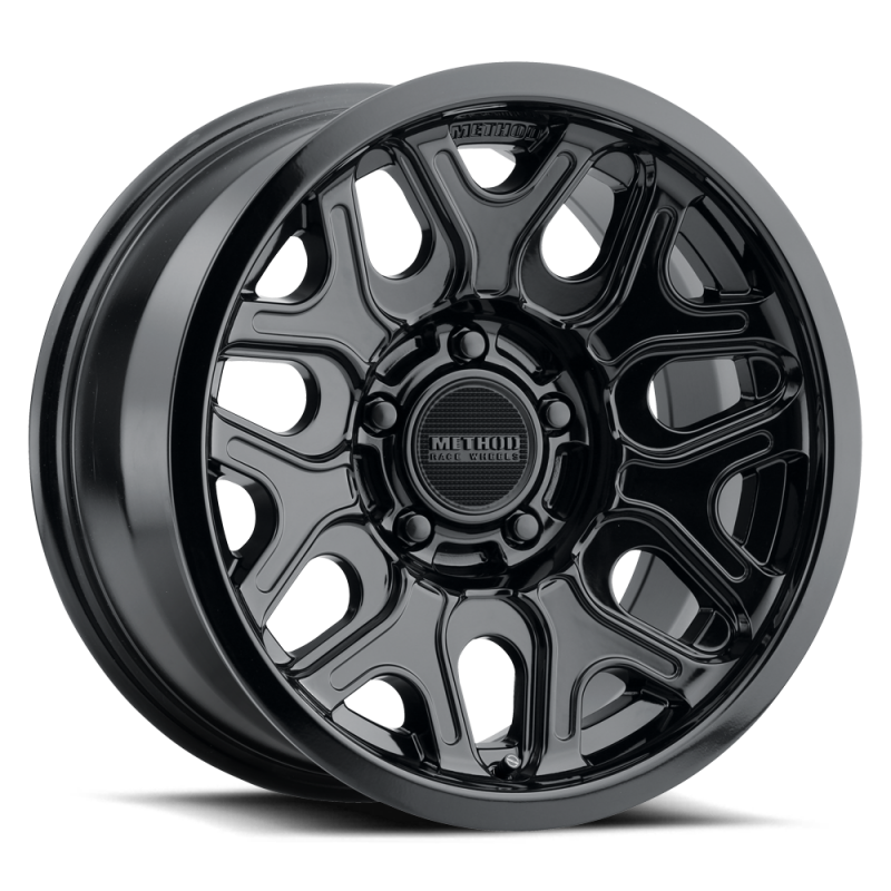 Method MR322 20x10 -18mm Offset 8x180 BP 130.81mm CB Gloss Black Wheel Method Wheels Wheels - Cast  AXOPROS