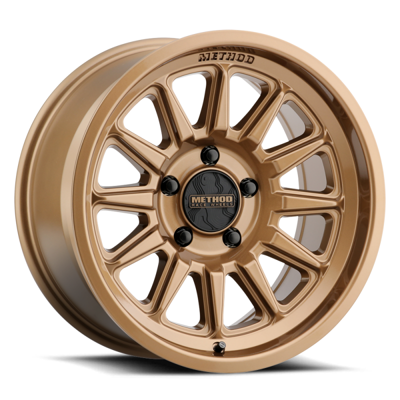 Method MR323 17x8.5 / 6x5.5 BP / 0ET / 4.72in BS / 106.25mm CB - Gloss Bronze Wheel Method Wheels Wheels - Cast  AXOPROS