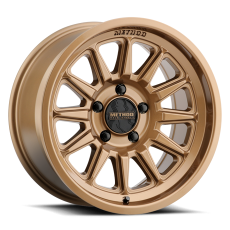 Method MR323 17x8.5 / 6x5.5 BP / 0ET / 4.72in BS / 106.25mm CB - Gloss Bronze Wheel Method Wheels Wheels - Cast  AXOPROS
