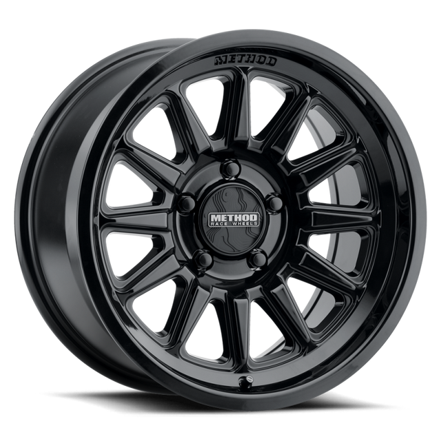 Method MR323 18x9 +12mm Offset 6x5.5 106.25mm Centerbore Gloss Black Method Wheels Wheels - Cast  AXOPROS