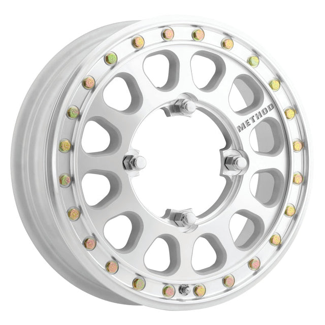Method MR401-R UTV Beadlock 15x5 / 5+0/43mm Offset / 4x136 / 106mm CB Machined - Raw Wheel Method Wheels Wheels - Cast  AXOPROS