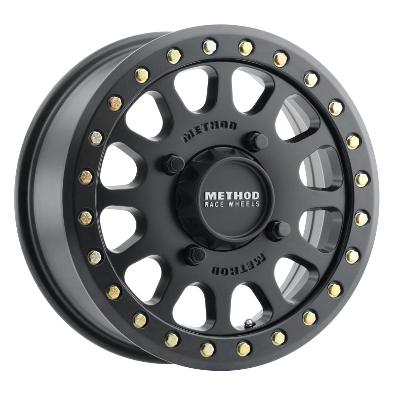 Method MR401 UTV Beadlock 15x6 / 5+1/53mm Offset / 4x136 / 106mm CB Matte Black Wheel Method Wheels Wheels - Cast  AXOPROS