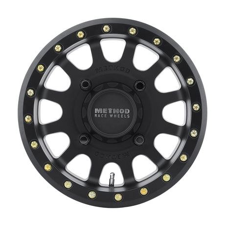 Method MR401 UTV Beadlock 15x7 / 4+3/13mm Offset / 4x136 / 106mm CB Matte Black Wheel Method Wheels Wheels - Cast  AXOPROS