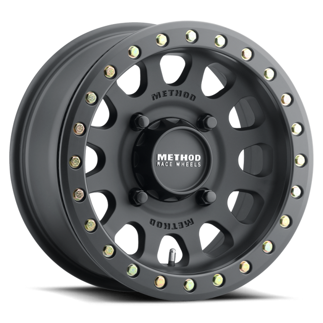 Method MR401 UTV Beadlock 15x7 / 5+2/38mm Offset / 4x136 / 106mm CB Matte Black Wheel Method Wheels Wheels - Cast  AXOPROS