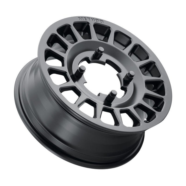 Method MR407 Bead Grip 15x6 / 5+1/51mm Offset / 5x4.5 / 77mm CB Matte Black Wheel Method Wheels Wheels - Cast  AXOPROS