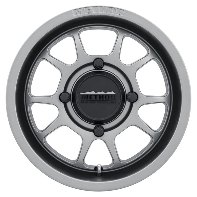 Method MR409 Bead Grip 15x7 / 5+2/38mm Offset / 4x156 / 132mm CB Steel Grey Wheel Method Wheels Wheels - Cast  AXOPROS