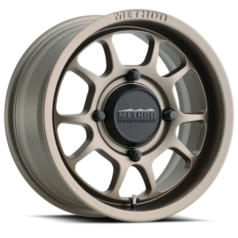 Method MR409 Bead Grip 15x7 / 5+2/38mm Offset / 5x4.5 / 72 CB Steel Grey Wheel Method Wheels Wheels - Cast  AXOPROS