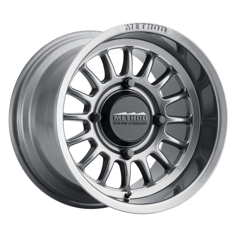 Method MR411 Bead Grip 15x7 / 5+2/38mm Offset / 4x156 / 132mm CB Gloss Titanium Wheel Method Wheels Wheels - Cast  AXOPROS