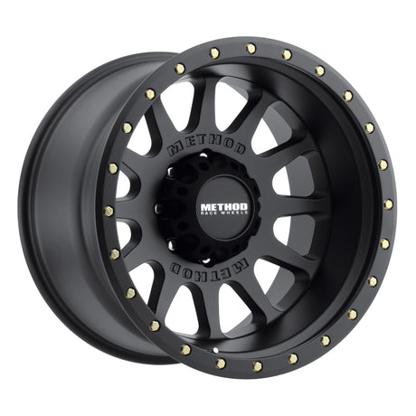 Method MR605 NV 20x10 -24mm Offset 8x170 124.9mm CB Matte Black Wheel Method Wheels Wheels - Cast  AXOPROS