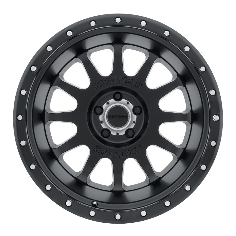 Method MR605 NV 20x9 -12mm Offset 5x150 110.5mm CB Matte Black Wheel Method Wheels Wheels - Cast  AXOPROS