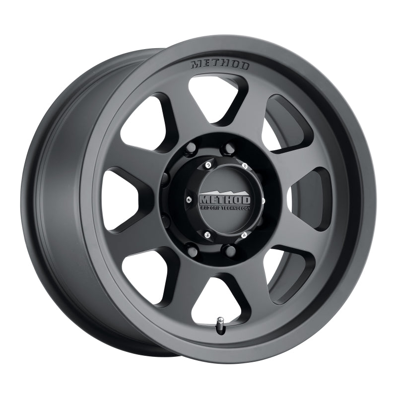 Method MR701 17x8.5 0mm Offset 8x6.5 130.81mm CB Matte Black Wheel Method Wheels Wheels - Cast  AXOPROS