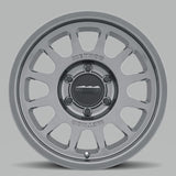 Method MR703 17x7.5 +50mm Offset 6x130 84.1mm CB Gloss Titanium Wheel - AXOPROS
