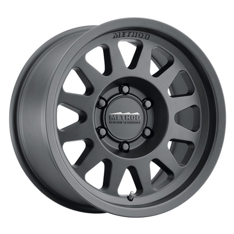 Method MR704 17x8.5 0mm Offset 8x170 130.81mm CB Matte Black Wheel Method Wheels Wheels - Cast  AXOPROS