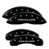 MGP 4 Caliper Covers Engraved Front & Rear Escalade Black finish silver ch MGP Caliper Covers  AXOPROS