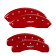 MGP 4 Caliper Covers Engraved Front & Rear MGP Red finish silver ch MGP Caliper Covers  AXOPROS