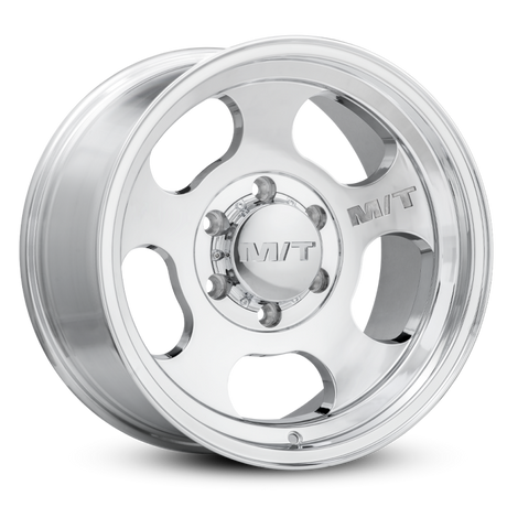Mickey Thompson Canyon Polished Wheel - 16X10 8X6.5 BP 4.52in BS -25 Offset 125.2mm Bore Mickey Thompson Wheels - Cast  AXOPROS