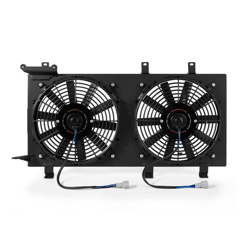 Mishimoto 01-07 Subaru WRX/STI PNP Aluminum Fan Shroud Black Mishimoto Fans & Shrouds  AXOPROS