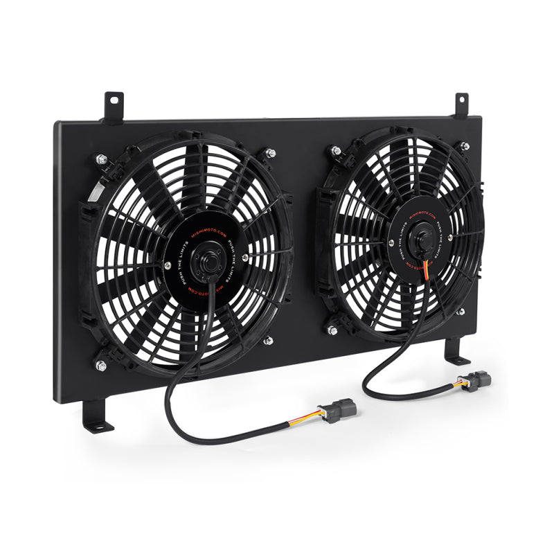 Mishimoto 02-06 Acura RSX Aluminum Fan Shroud Black Mishimoto Fans & Shrouds  AXOPROS