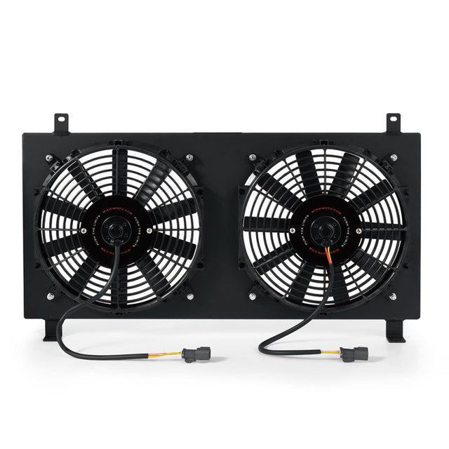 Mishimoto 02-06 Acura RSX Aluminum Fan Shroud Black Mishimoto Fans & Shrouds  AXOPROS