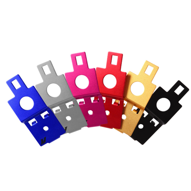 Mishimoto 02-07 Subaru Impreza WRX Aluminum Radiator Stay - Anodized Blue Mishimoto Radiator Stays  AXOPROS