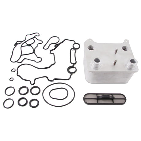 Mishimoto 03-07 Ford 6.0L Powerstroke Replacement Oil Cooler Kit Mishimoto Oil Coolers  AXOPROS