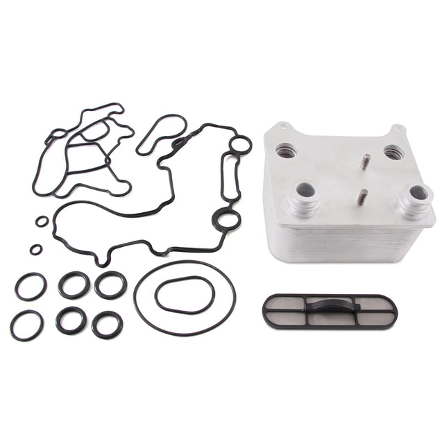 Mishimoto 03-07 Ford 6.0L Powerstroke Replacement Oil Cooler Kit Mishimoto Oil Coolers  AXOPROS