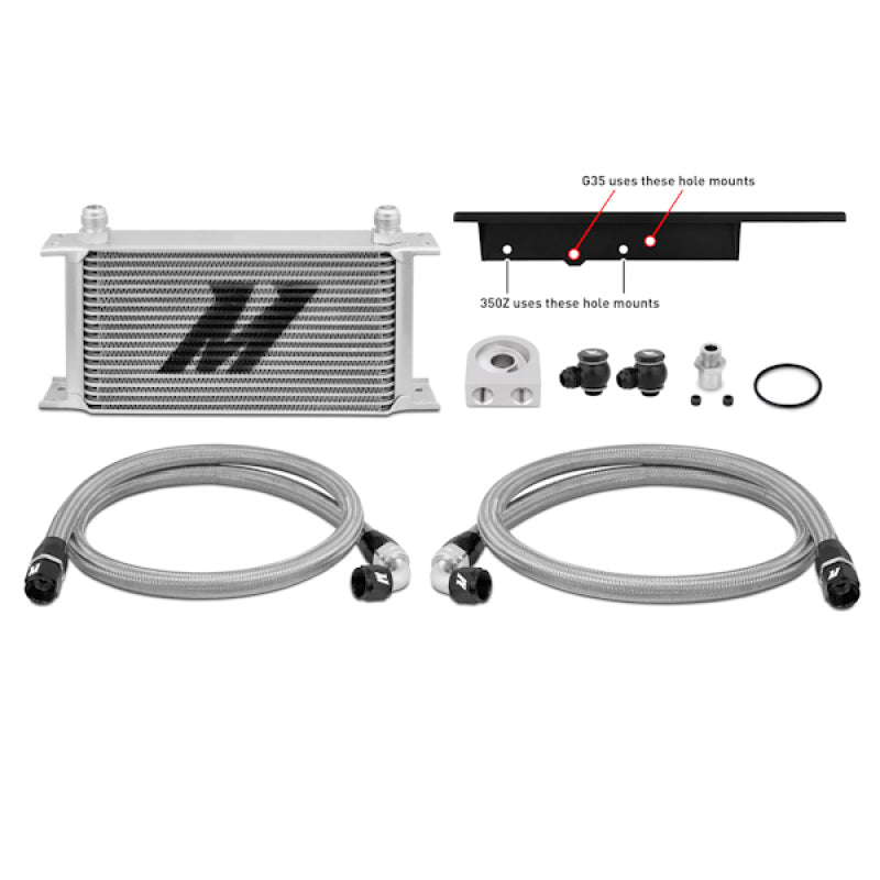 Mishimoto 03-09 Nissan 350Z / 03-07 Infiniti G35 (Coupe Only) Oil Cooler Kit Mishimoto Oil Coolers  AXOPROS