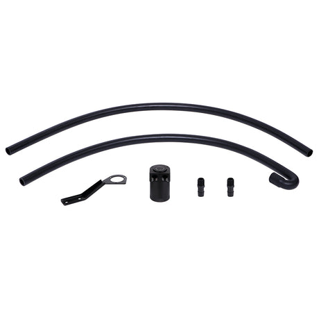 Mishimoto 07-10 BMW N54 Baffled Oil Catch Can Kit - Black (CCV Side) Mishimoto Oil Catch Cans  AXOPROS