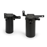 Mishimoto 11-14 Ford F-150 EcoBoost 3.5L Baffled Oil Catch Can Kit - Black Mishimoto Oil Catch Cans  AXOPROS