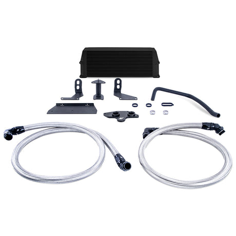 Mishimoto 11-19 Ford 6.7L Powerstroke Performance Oil Cooler Kit - Black Mishimoto Oil Coolers  AXOPROS